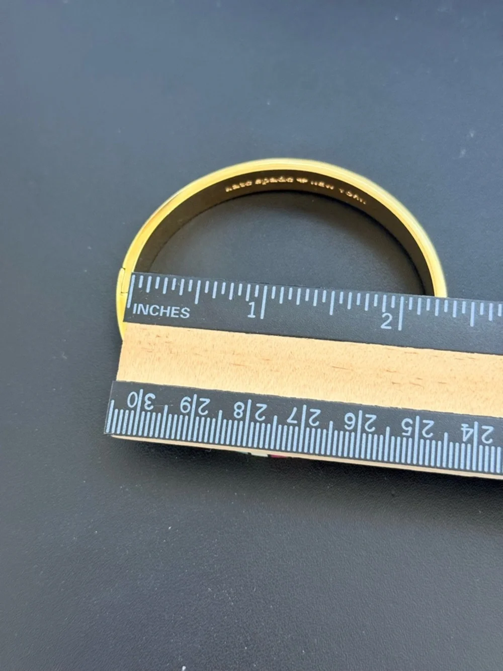 Kate Spade How Do You do Rainbow Stripe bangle bracelet - Picture 6 of 7